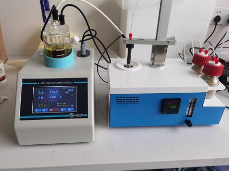 卡氏加熱爐水分測定儀走進 江西海皓科技檢測MS膠中的水分