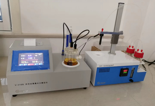 山東蘭源新材料購(gòu)買(mǎi)我公司卡氏加熱爐水分測(cè)定儀檢測(cè)MS膠中的水分
